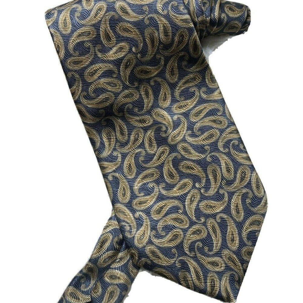 Daniel Hechter Men's Paisley‎ Tie Preppy Retro